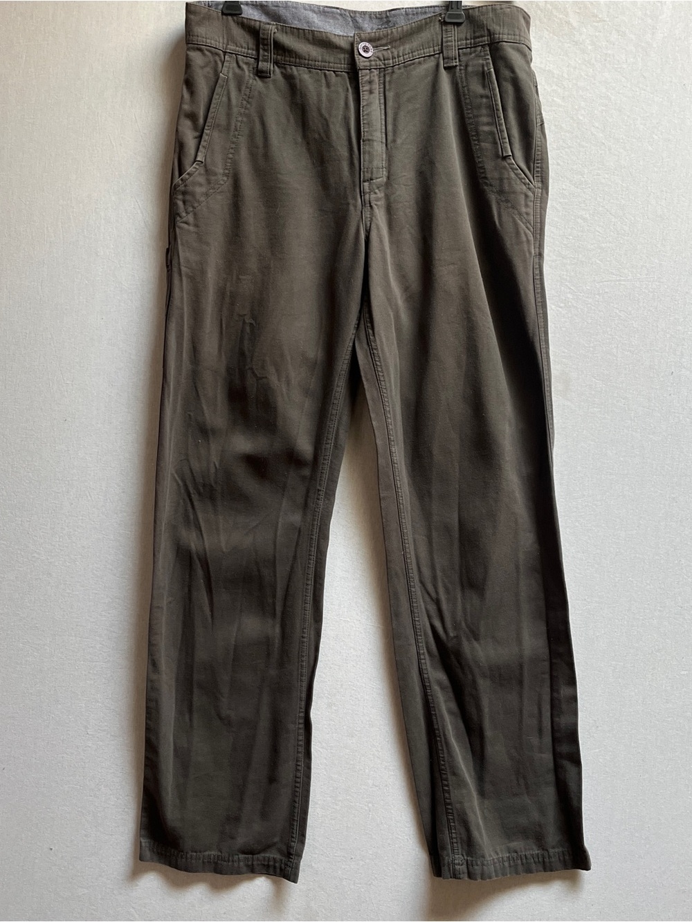 Horny Toad Mens Organic Cotton Cargo Pants Size 32 Brown Outdoor Gorpcore